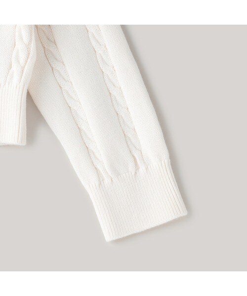 トミー ヒルフィガー（Tommy Hilfiger）/CABLE SWEATER Ivory Petal_12