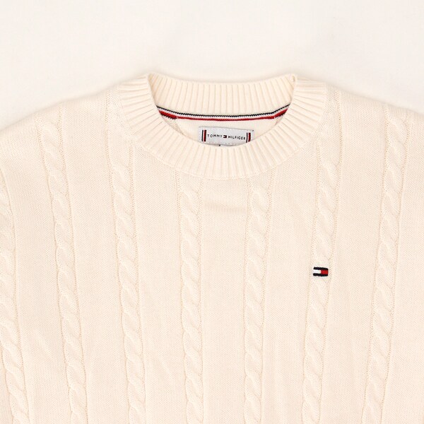 トミー ヒルフィガー（Tommy Hilfiger）/CABLE SWEATER Ivory Petal_19