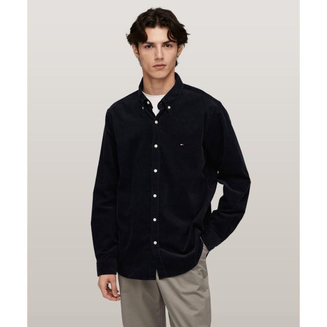 トミー ヒルフィガー（ ）/ソリッドコーデュロイボタンダウンシャツ