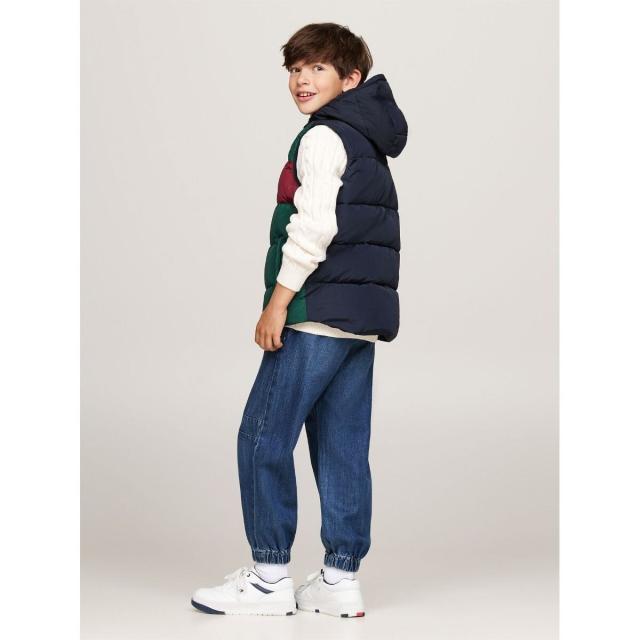 トミー ヒルフィガー（Tommy Hilfiger）/BOYS カラーブロックリップストップパデッドベスト_1