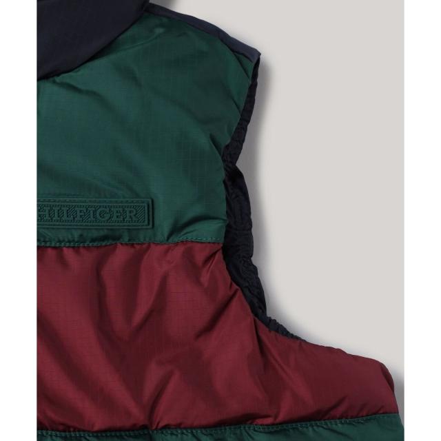 トミー ヒルフィガー（Tommy Hilfiger）/BOYS カラーブロックリップストップパデッドベスト_7
