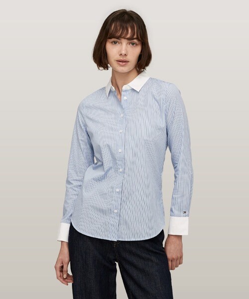 トミー ヒルフィガー（Tommy Hilfiger）/アイビーストライプレギュラーシャツの通販は 10,780円