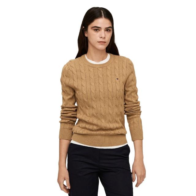 トミー ヒルフィガー（Tommy Hilfiger）/コットンケーブルミドルゲージクルーネックセーターの通販は 19,800円