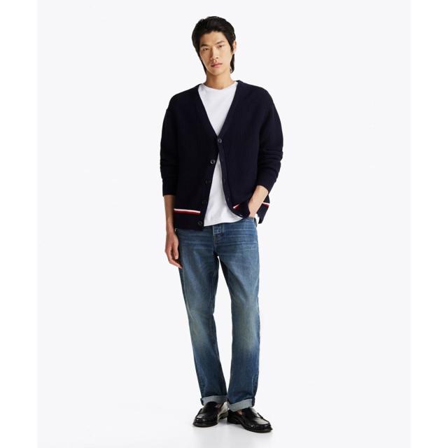 トミー ヒルフィガー（Tommy Hilfiger）/ストラクチャーグローバルストライプカーディガンの通販は