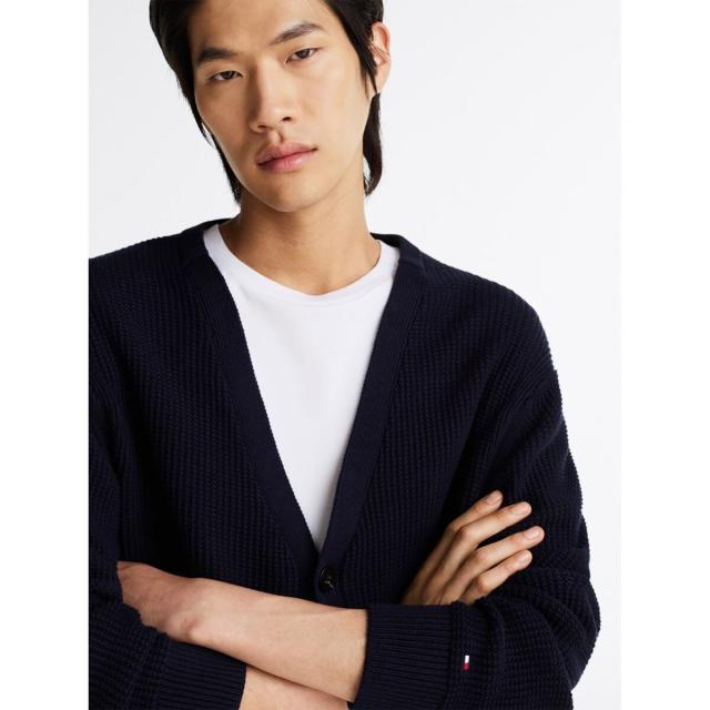 トミー ヒルフィガー（Tommy Hilfiger）/ストラクチャーグローバルストライプカーディガンの通販は