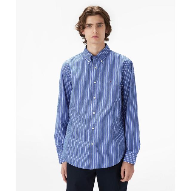 トミー ヒルフィガー（Tommy Hilfiger）/ポプリンデュオストライプシャツ