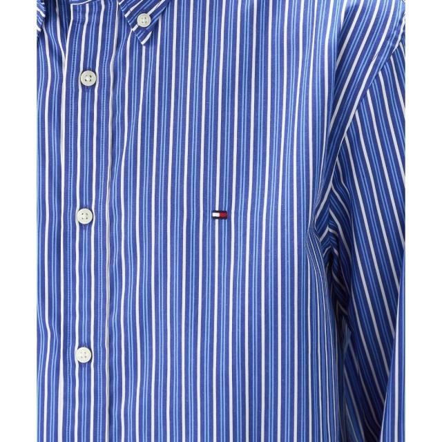 トミー ヒルフィガー（Tommy Hilfiger）/ポプリンデュオストライプシャツ_1