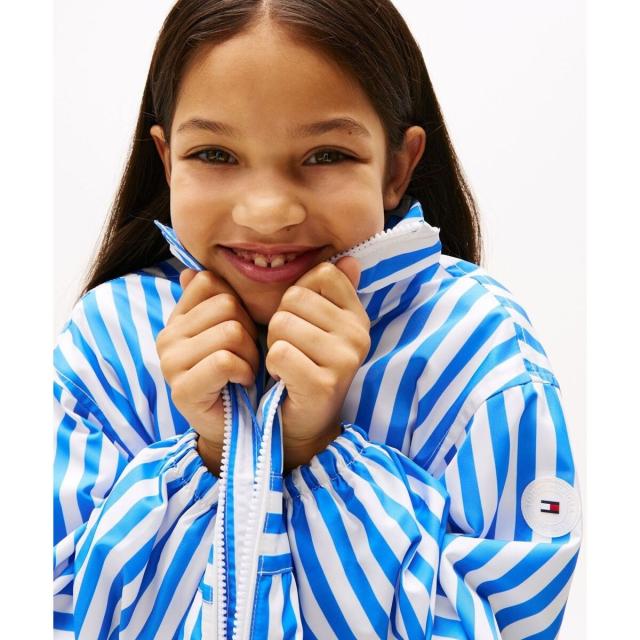 トミー ヒルフィガー（Tommy Hilfiger）/GIRLS ストライプウインドブレーカー_1