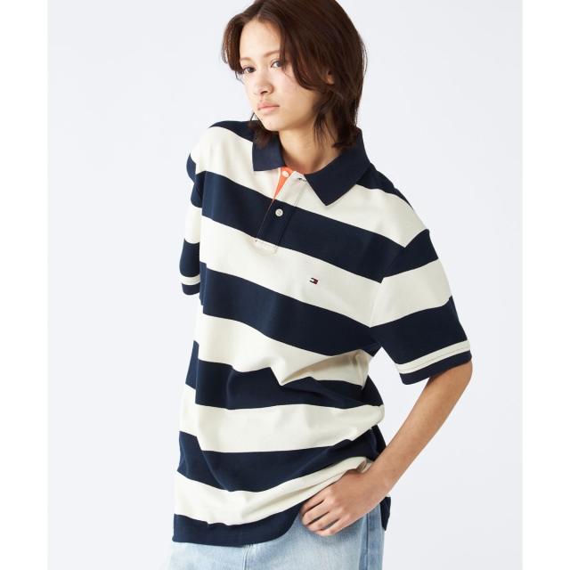 トミー ヒルフィガー（Tommy Hilfiger）/ブロッキングプラケットコントラストポロシャツ