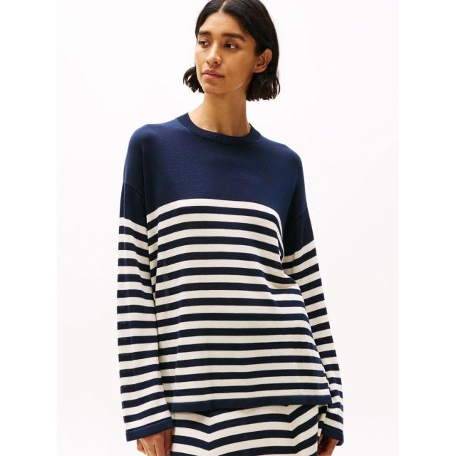 トミー ヒルフィガー（ ）/リヨセルシルククルーネックロングスリーブ