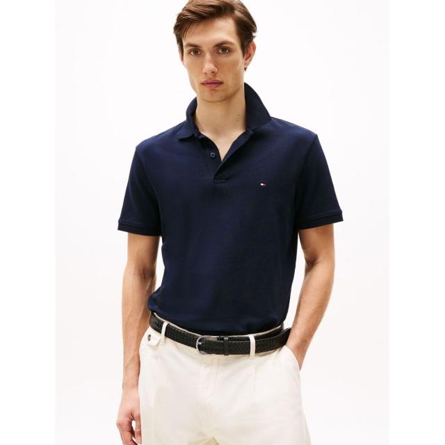 トミー ヒルフィガー（Tommy Hilfiger）/バーティカルストライプピケレギュラーポロシャツ_1