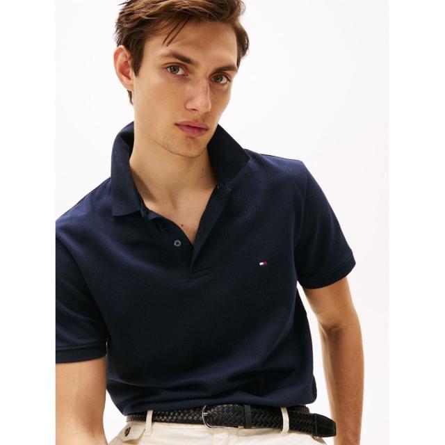 トミー ヒルフィガー（Tommy Hilfiger）/バーティカルストライプピケレギュラーポロシャツ_2