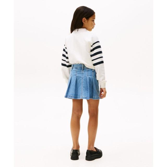 トミー ヒルフィガー（Tommy Hilfiger）/GIRLS プリーツデニムスカート