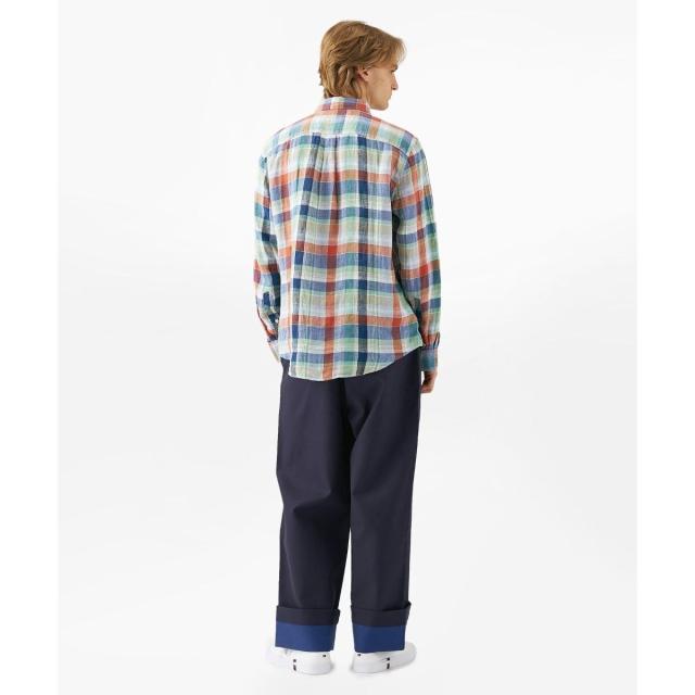 トミー ヒルフィガー（Tommy Hilfiger）/リネンサマーマドラスシャツ_3