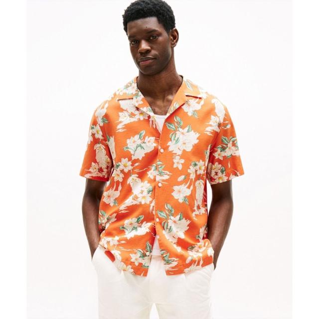 トミー ヒルフィガー（ ）/ライトウェイトフローラルプリントショートスリーブシャツ