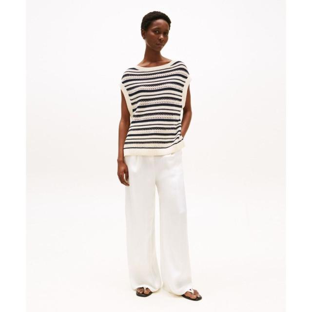 トミー ヒルフィガー（Tommy Hilfiger）/クロッシェオープンネックセーター_3