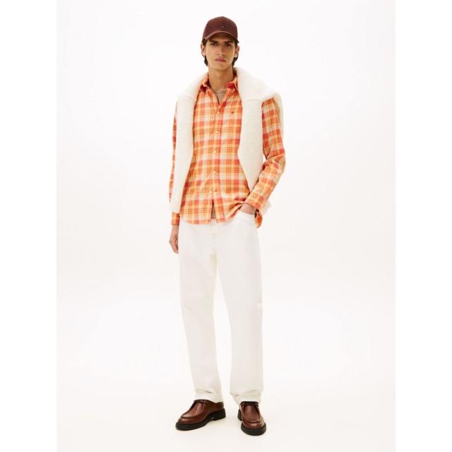 トミー ヒルフィガー（Tommy Hilfiger）/ソフトタッチブレンドチェックレギュラーフィットシャツ_2