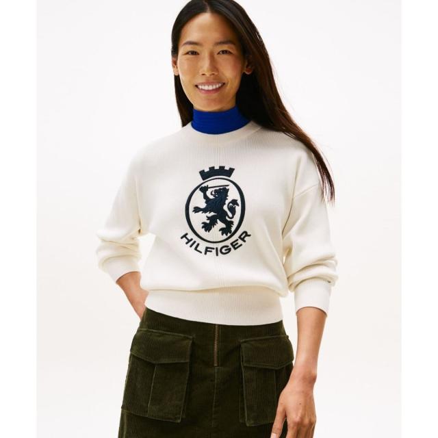 トミー ヒルフィガー（ ）/バーシティグラフィックモックネックセーター
