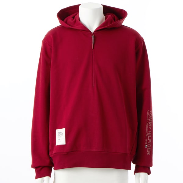 トミー ヒルフィガー（ ）/MODERN ATHLETICヘビーツイルハーフジップパーカー