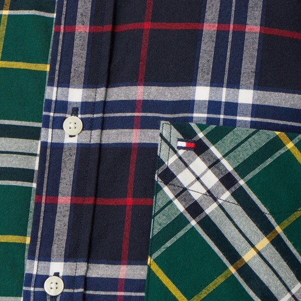 トミー ヒルフィガー（Tommy Hilfiger）/ブラッシュオックスフォードブロッキングシャツ_10