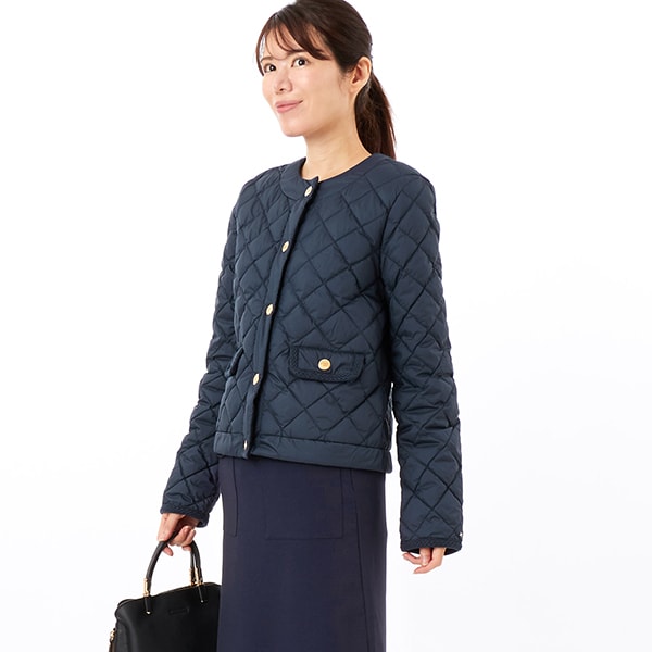 トミー ヒルフィガー（ ）/ゴールドボタンキルティングレギュラージャケット