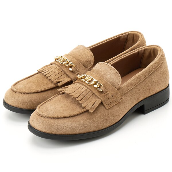 トミー ヒルフィガー（ ）/チェーンフリンジスエードローファー