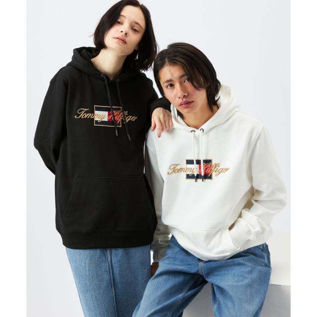 トミー ヒルフィガー（Tommy Hilfiger）/ゴールドエンブロイダーフーディー