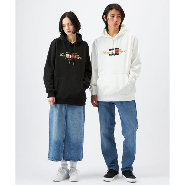 トミー ヒルフィガー（Tommy Hilfiger）/ゴールドエンブロイダーフーディー