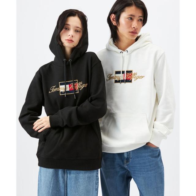 トミー ヒルフィガー（Tommy Hilfiger）/ゴールドエンブロイダーフーディー