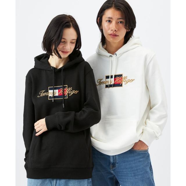 トミー ヒルフィガー（Tommy Hilfiger）/ゴールドエンブロイダーフーディー