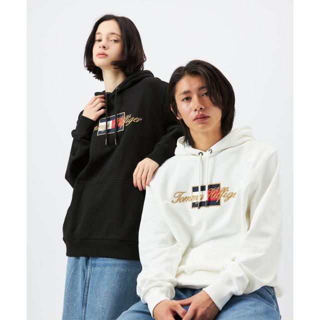 トミー ヒルフィガー（Tommy Hilfiger）/ゴールドエンブロイダーフーディー