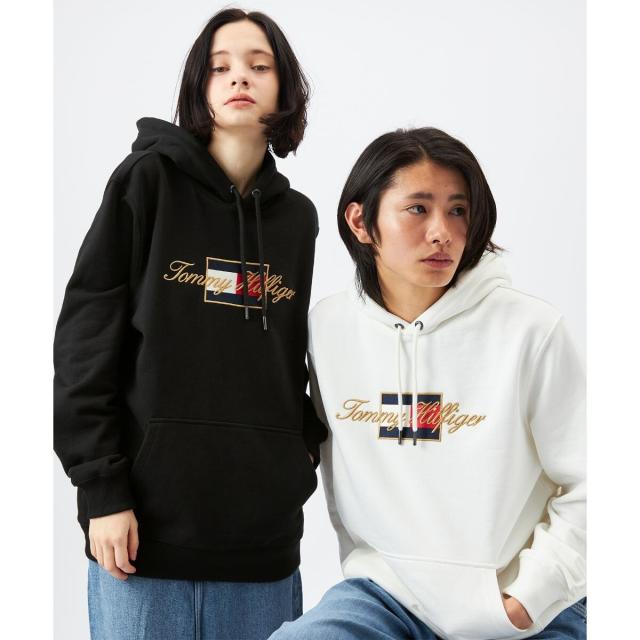 トミー ヒルフィガー（Tommy Hilfiger）/ゴールドエンブロイダーフーディー