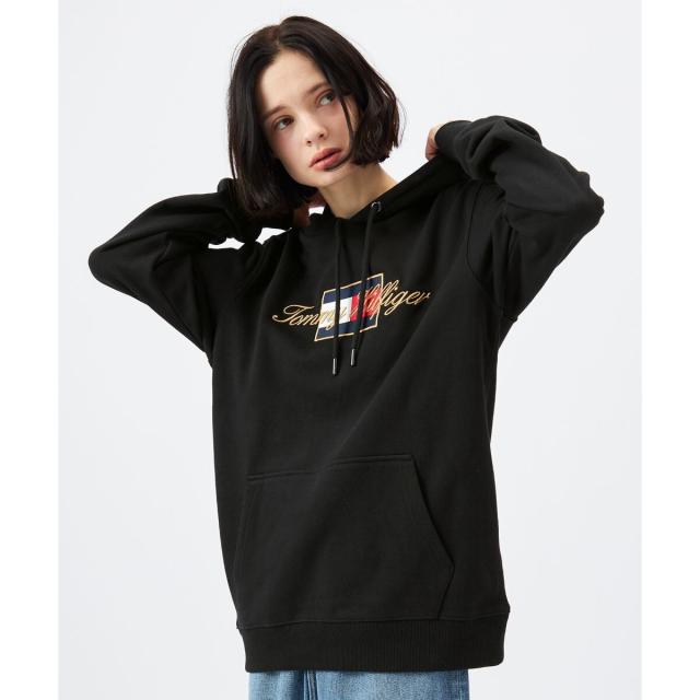 トミー ヒルフィガー（Tommy Hilfiger）/ゴールドエンブロイダーフーディー