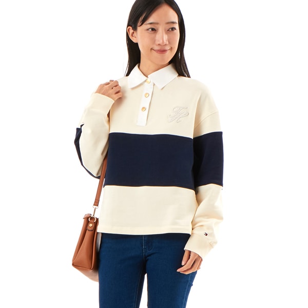 トミー ヒルフィガー（ ）/ゴールドボタンラグビーテリートレーナー