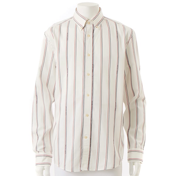 【NEW】トミー ヒルフィガー（ ）/ポプリンジャカードストライプシャツ