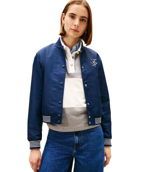 トミー ヒルフィガー（Tommy Hilfiger）/バーシティボンバージャケット