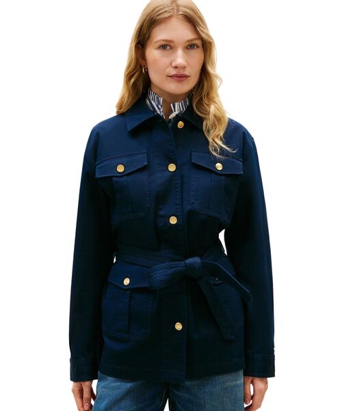 トミー ヒルフィガー（Tommy Hilfiger）/コットンゴールドボタンフィールドジャケット
