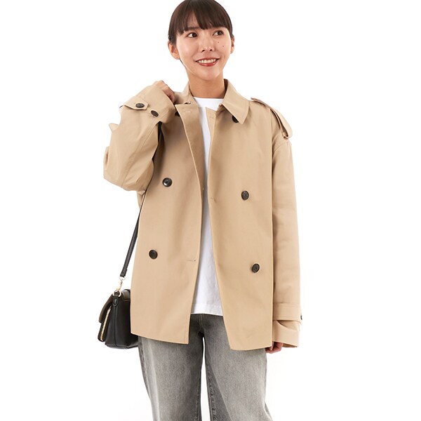 トミー ヒルフィガー（Tommy Hilfiger）/コットンショートトレンチコート_6