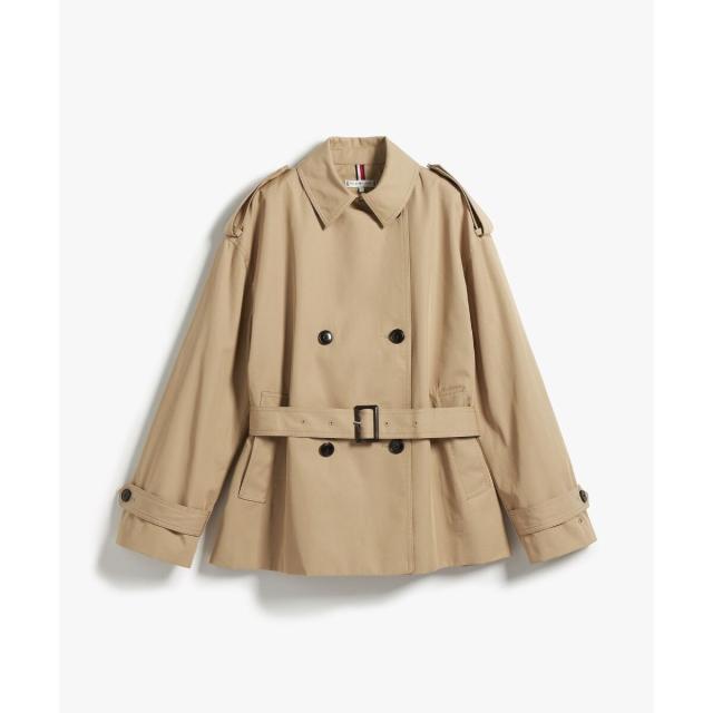トミー ヒルフィガー（Tommy Hilfiger）/コットンショートトレンチコート_4