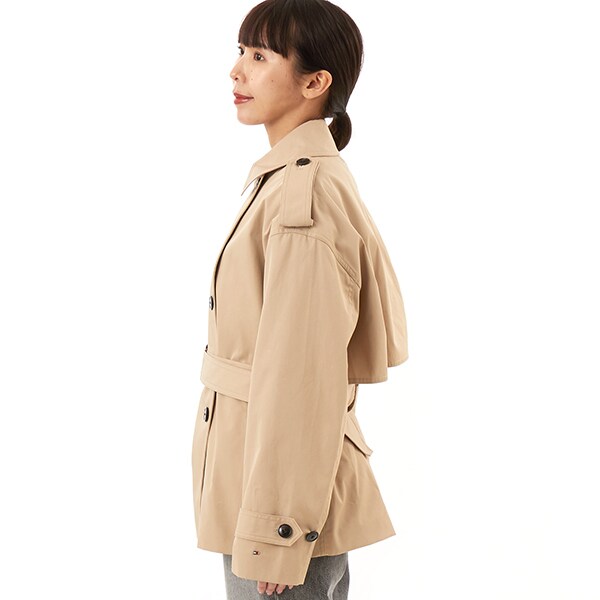 トミー ヒルフィガー（Tommy Hilfiger）/コットンショートトレンチコート_9
