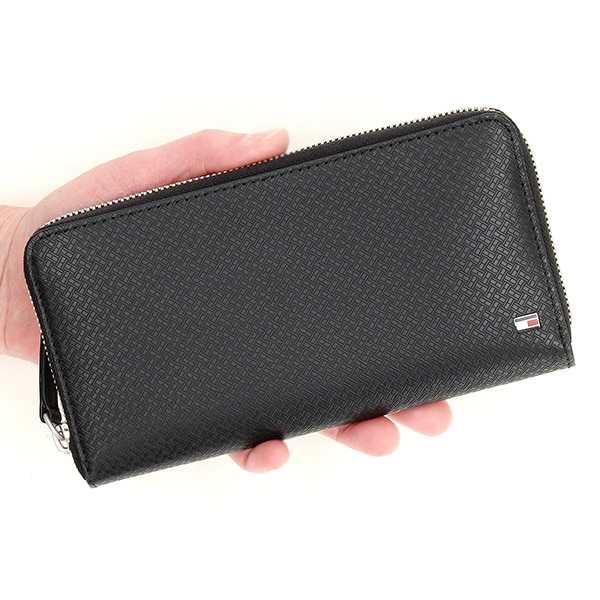 トミー ヒルフィガー（Tommy Hilfiger）/エンボスジップアラウンドウォレット