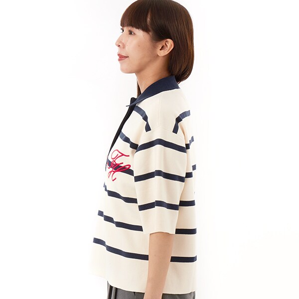 トミー ヒルフィガー（Tommy Hilfiger）/コットンフルニードルリラックスポロシャツ_8