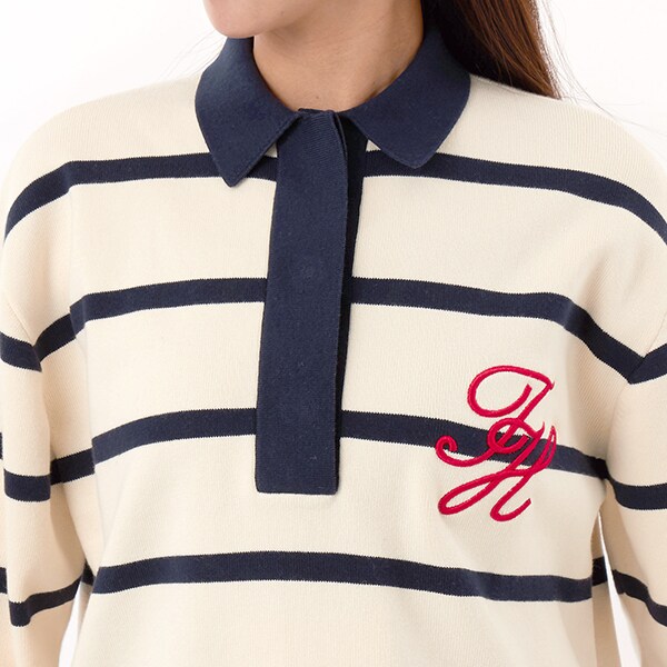 トミー ヒルフィガー（Tommy Hilfiger）/コットンフルニードルリラックスポロシャツ_10