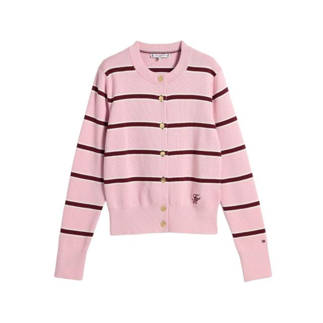トミー ヒルフィガー（Tommy Hilfiger）/コットンフルニードルクルー