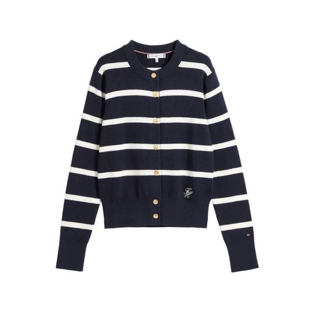 トミー ヒルフィガー（Tommy Hilfiger）/コットンフルニードルクルー