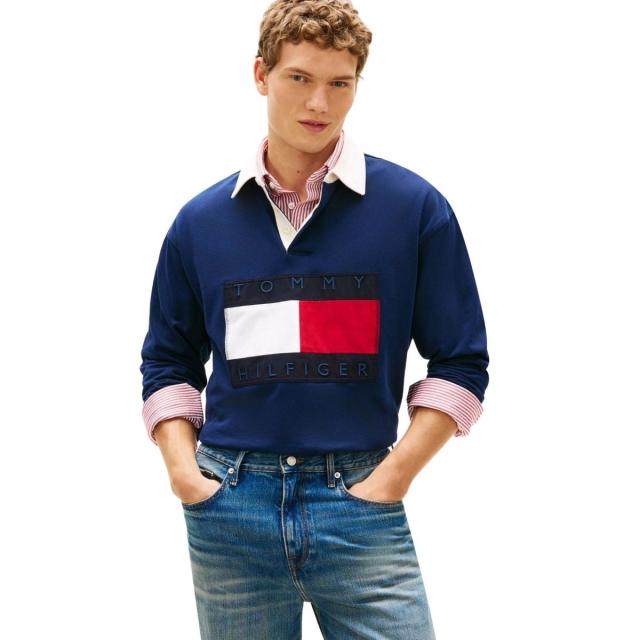トミー ヒルフィガー（Tommy Hilfiger）/フラッグラガーシャツ