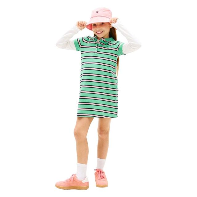 トミー ヒルフィガー（Tommy Hilfiger）/GIRLS エッセンシャルポロワンピース