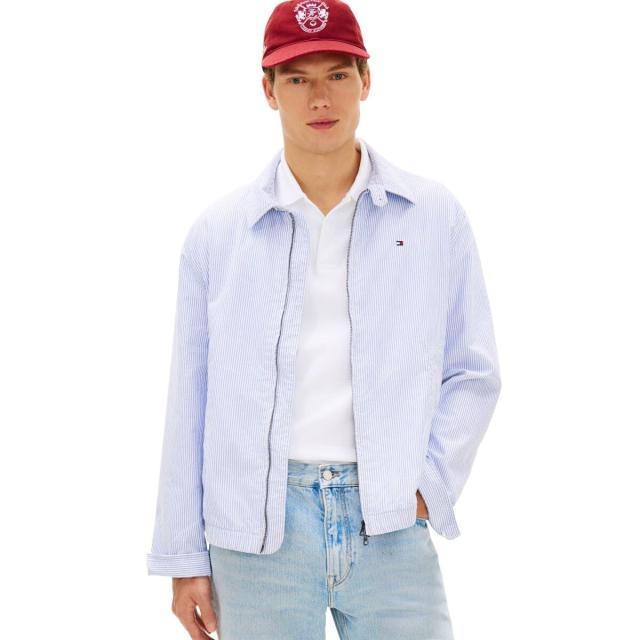 トミー ヒルフィガー（Tommy Hilfiger）/オックスフォードジップアップアイビージャケット