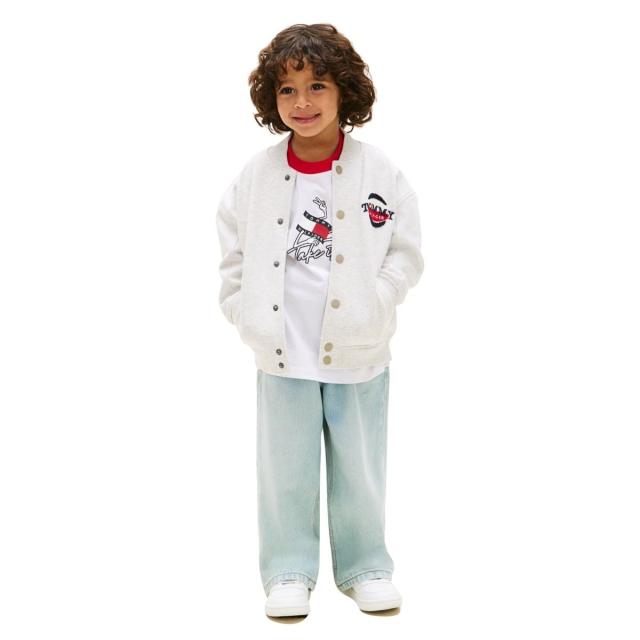 トミー ヒルフィガー（Tommy Hilfiger）/BOYS バスケットボールグラフィックボンバージャケット_1