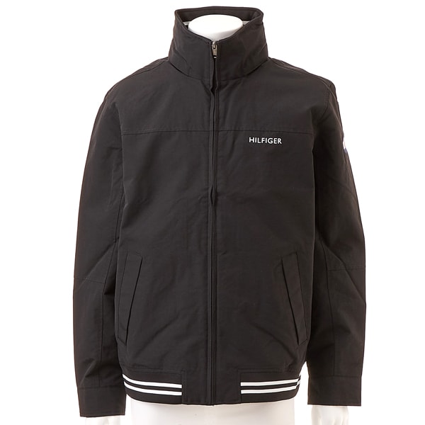 HILFIGER 黒 ナイロンジャケット トミー ヒルフィガー ナイロン 